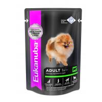 Eukanuba Adult All Breed (для взрослых собак всех пород старше 1 года, с говядиной в соусе) 100г х 12шт Eukanuba Adult All Breed (для взрослых собак всех пород старше 1 года, с говядиной в соусе) 100г х 12шт